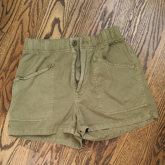 Madewell Green Cargo Shorts Size 26 - Picture 1 of 5
